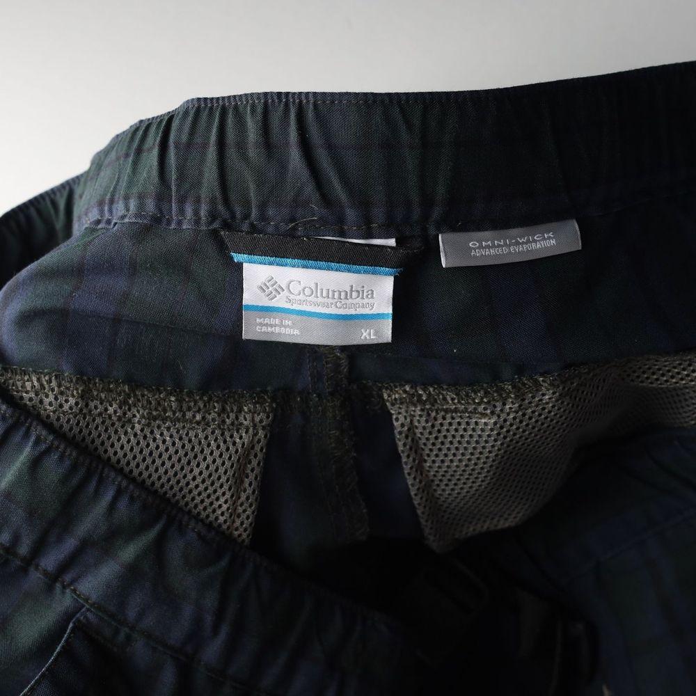 컬럼비아 (MEN - XL) 폴리 코튼 체크 패턴 버클 쇼츠 8