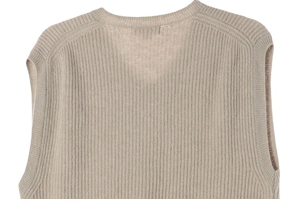 토마스모어 (MEN - M) 알파카 울 블렌드 와플 니트 조끼 6