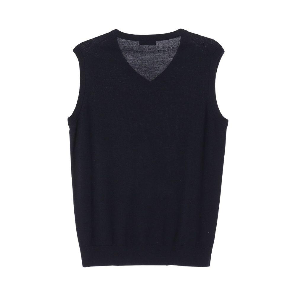 닥스 (MEN - XL) 울 100% 자수 로고 브이넥 니트 조끼 6