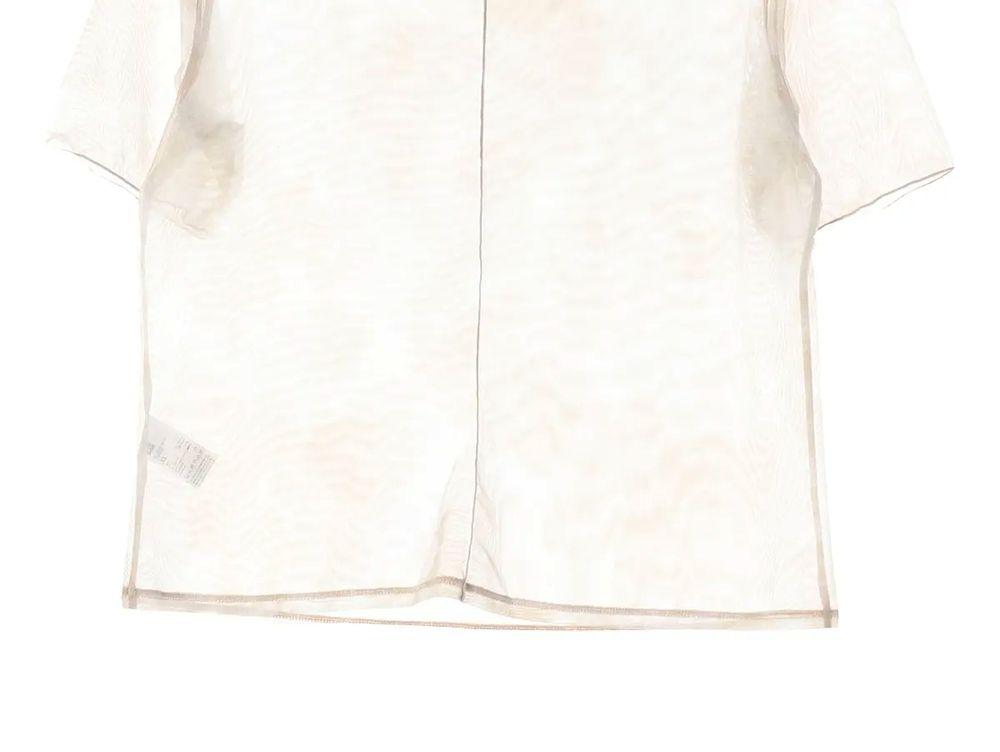 GU (WOMEN - XL) 폴리 시스루 반팔 티셔츠 7