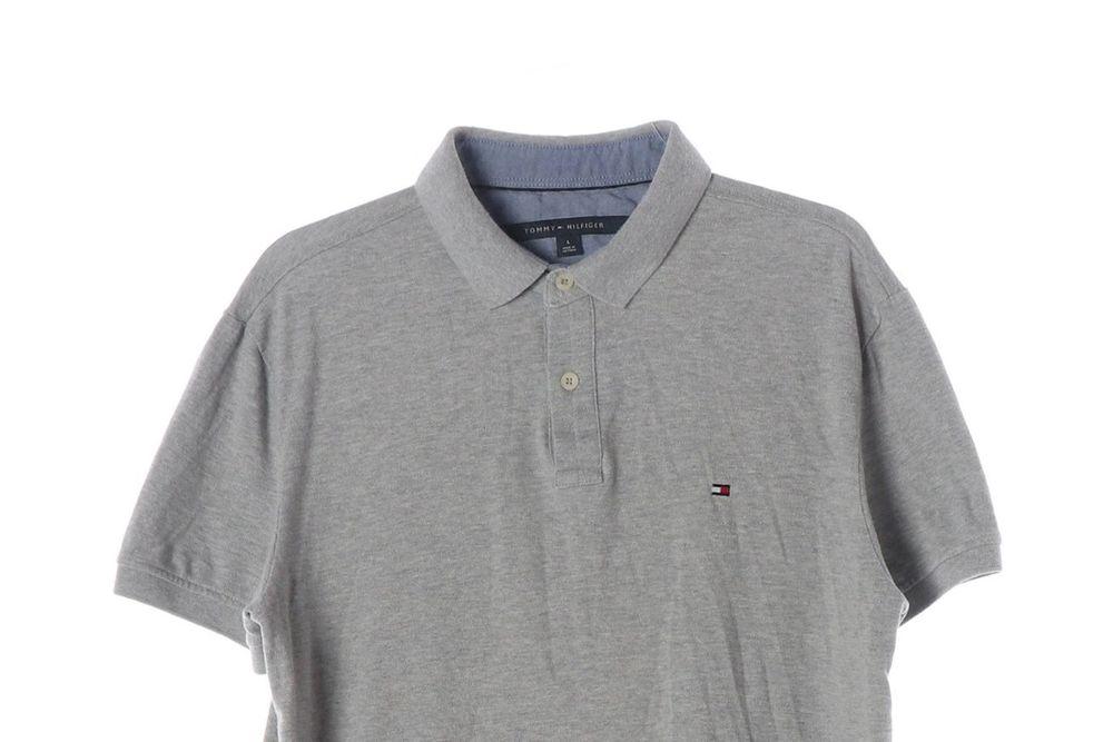 타미힐피거 (MEN - L) 로고 카라넥 반팔 티셔츠 3