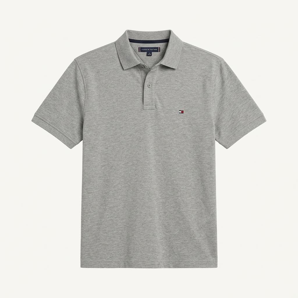타미힐피거 (MEN - L) 로고 카라넥 반팔 티셔츠 1