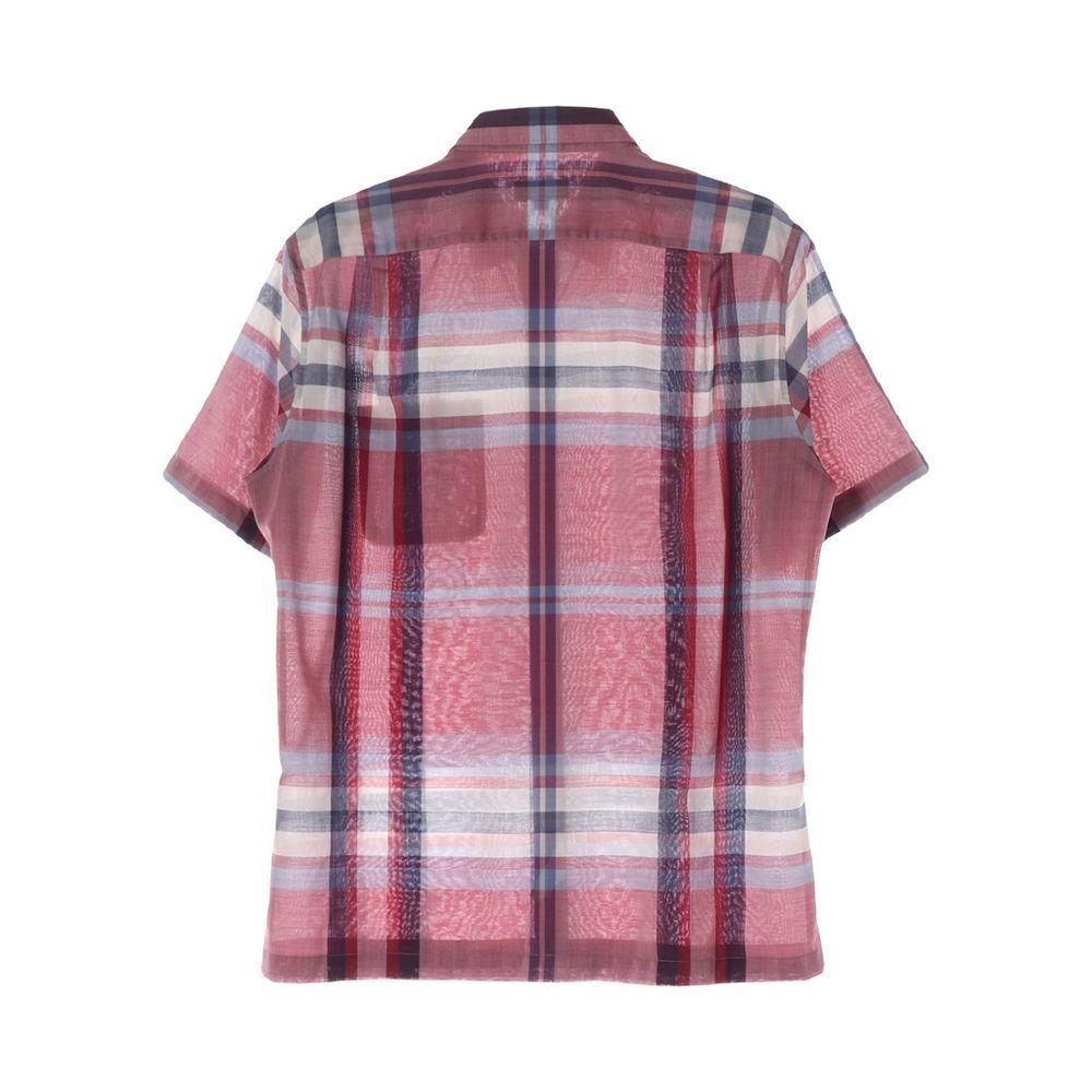 닥스 (MEN - XL) 울 블렌드 체크 패턴 반팔 셔츠 5