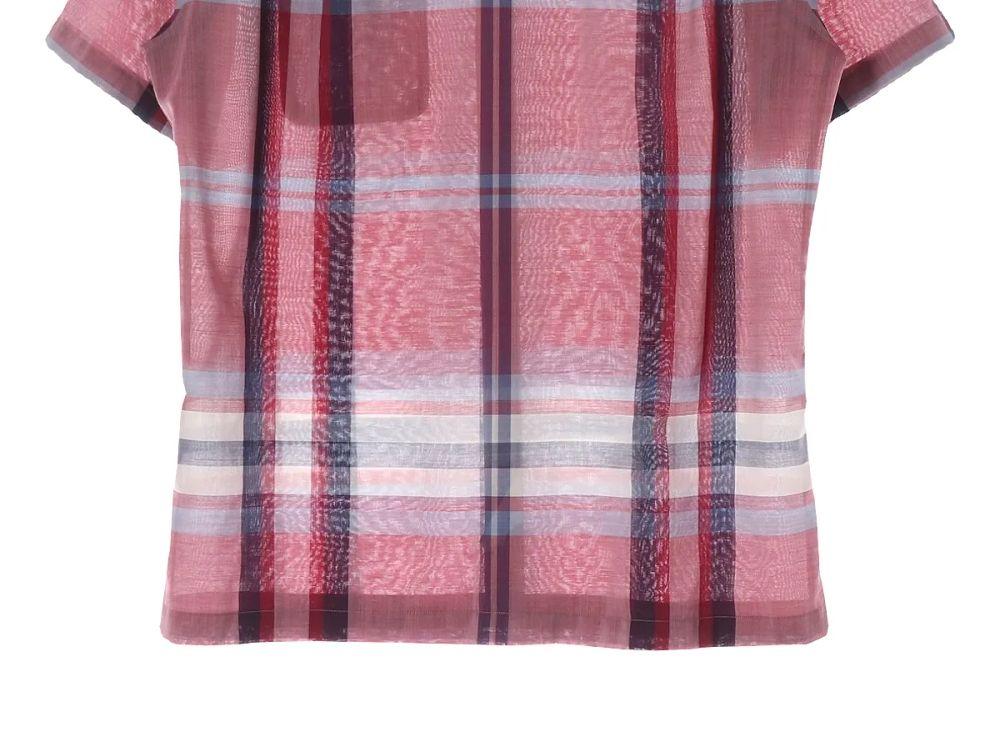 닥스 (MEN - XL) 울 블렌드 체크 패턴 반팔 셔츠 7