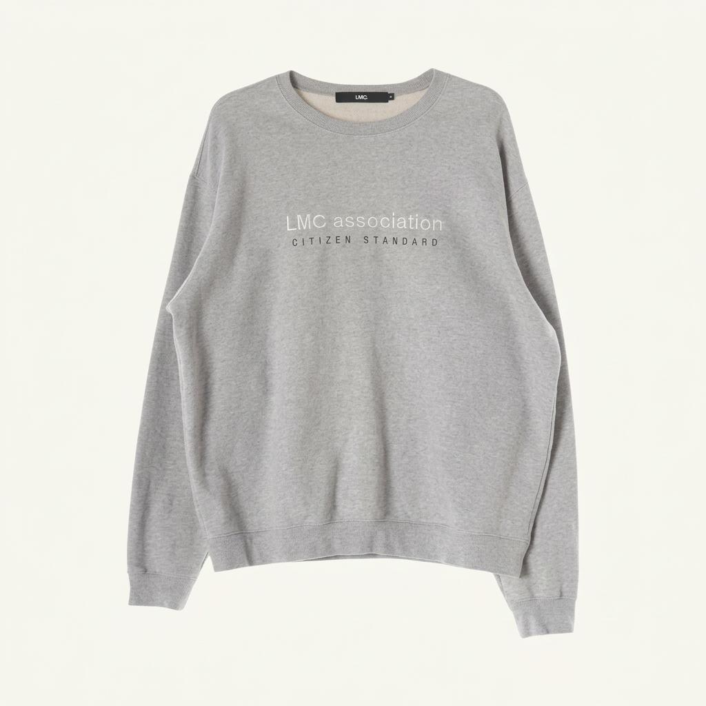 LMC (MEN - XL) 코튼 로고 맨투맨 1