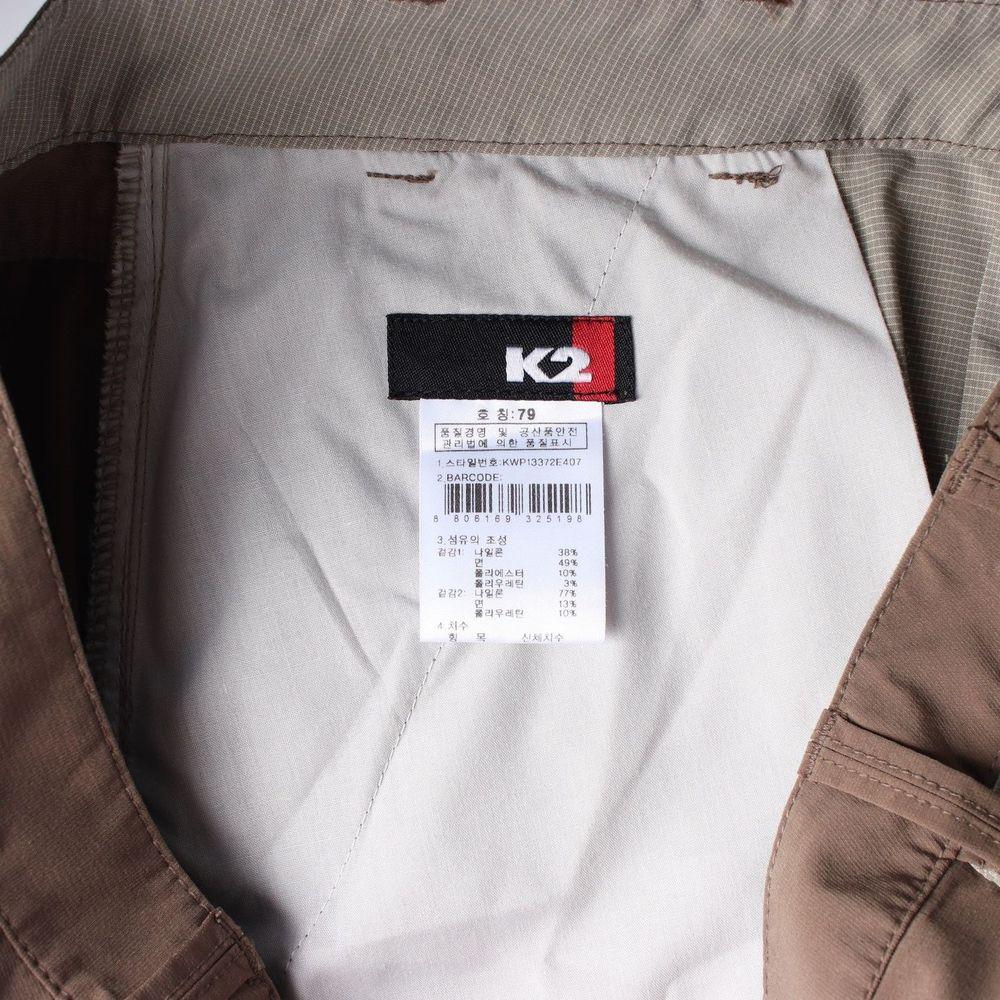 K2 (MEN - 30) 폴리 나일론 코튼 포켓 트레킹 팬츠 10