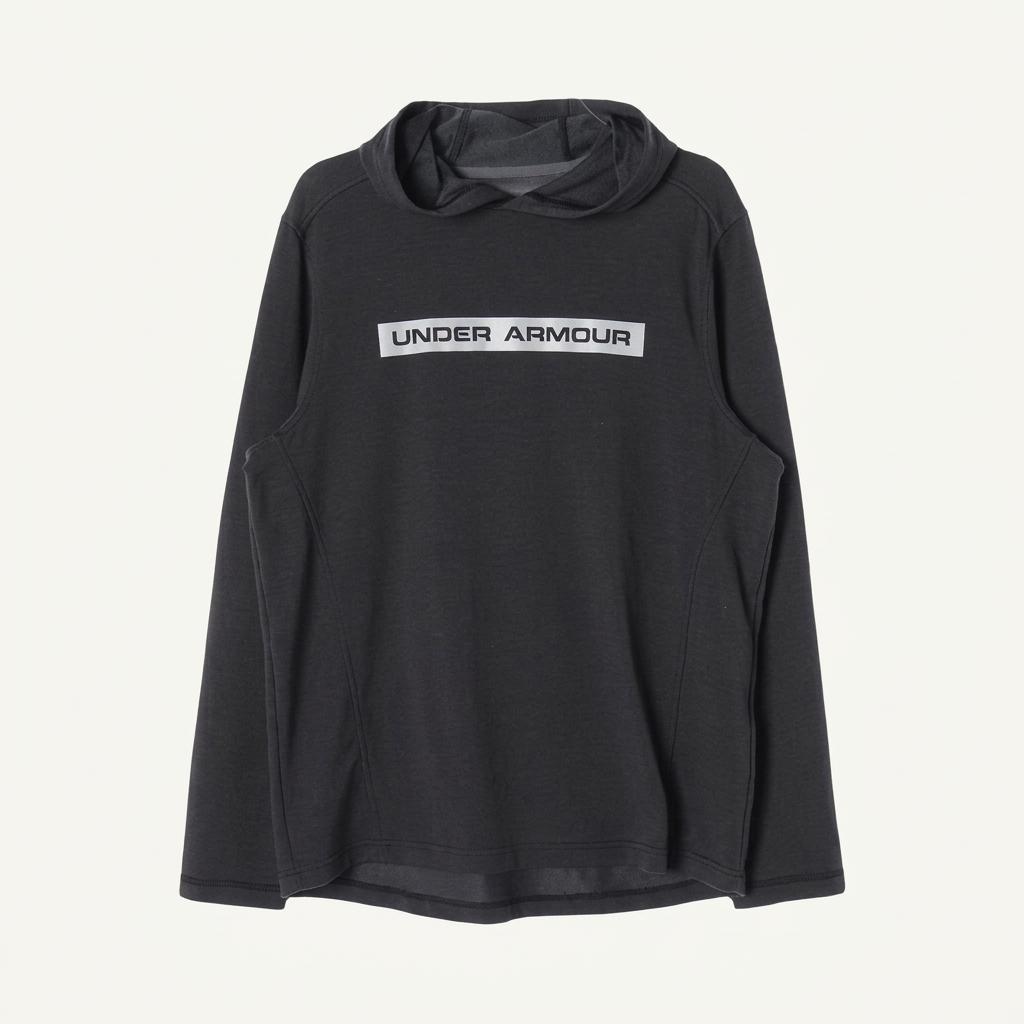 언더아머 (MEN - M) 폴리 레이온 로고 후드티 1