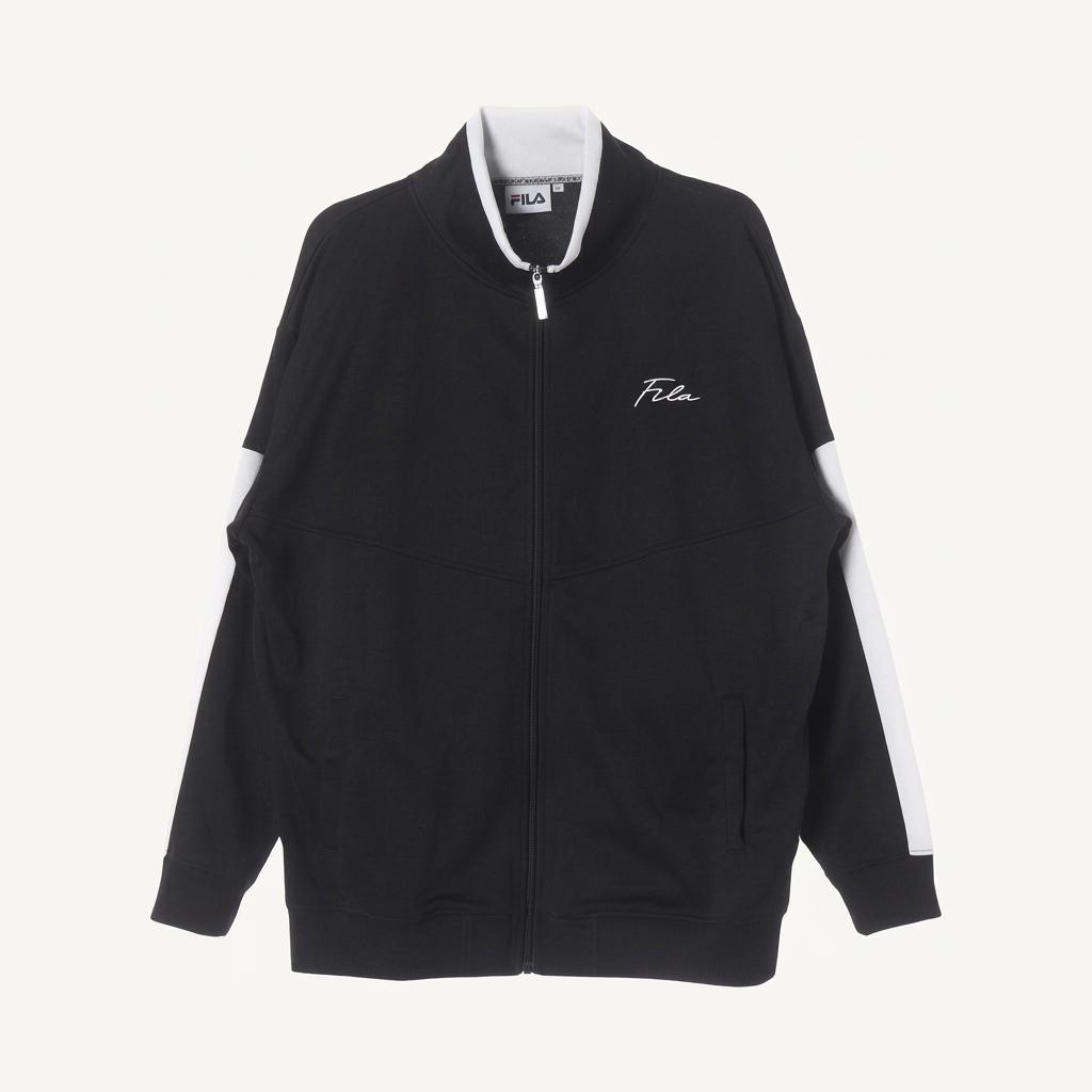 휠라 (MEN - XL) 폴리 로고 집업 저지 1