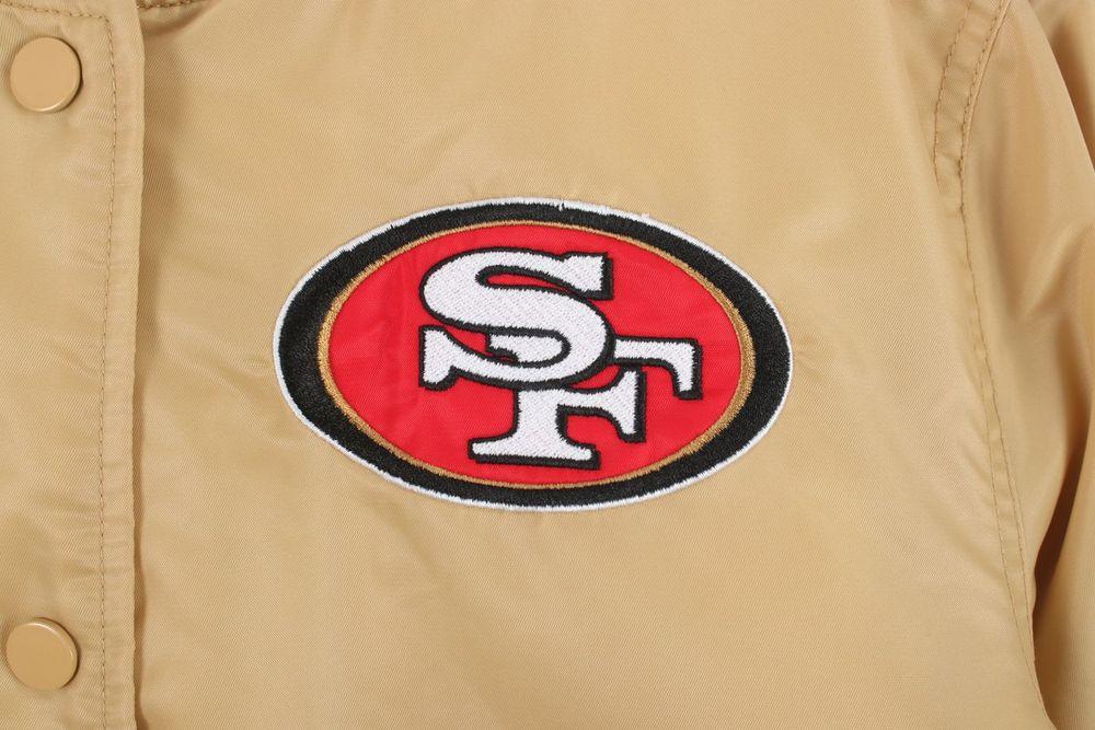 NFL (MEN - S) 폴리 나일론 샌프란시스코 포티나이너스 바시티 자켓 5