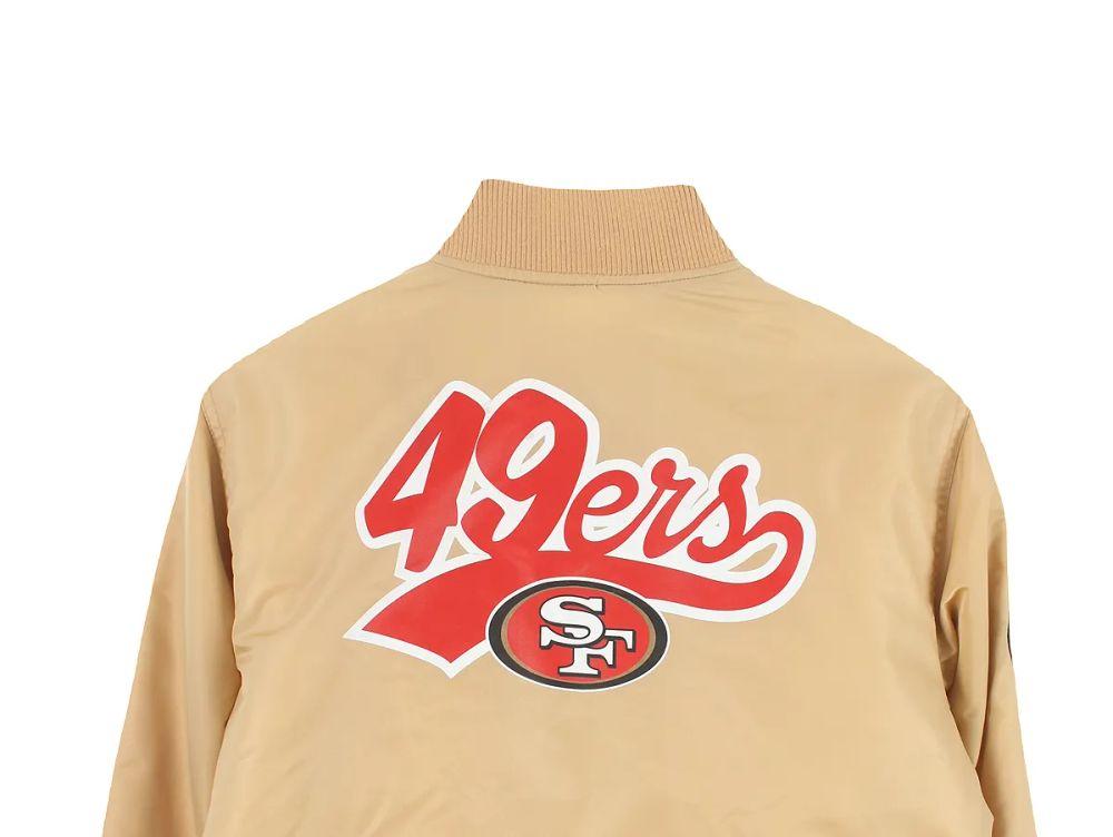 NFL (MEN - S) 폴리 나일론 샌프란시스코 포티나이너스 바시티 자켓 8