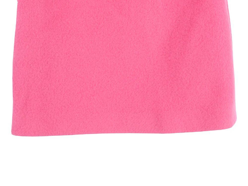 MSGM (WOMEN - S) 울 블렌드 슬릿 미니스커트 6