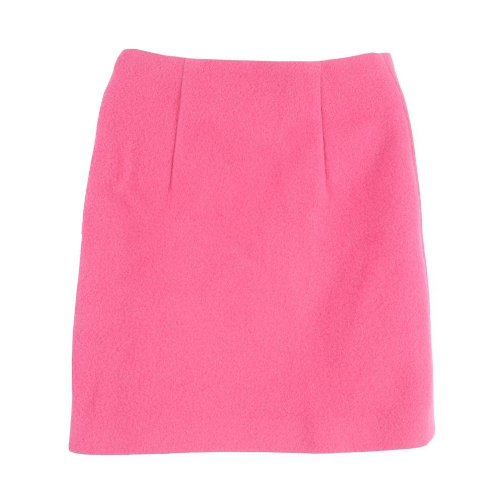 MSGM (WOMEN - S) 울 블렌드 슬릿 미니스커트 4