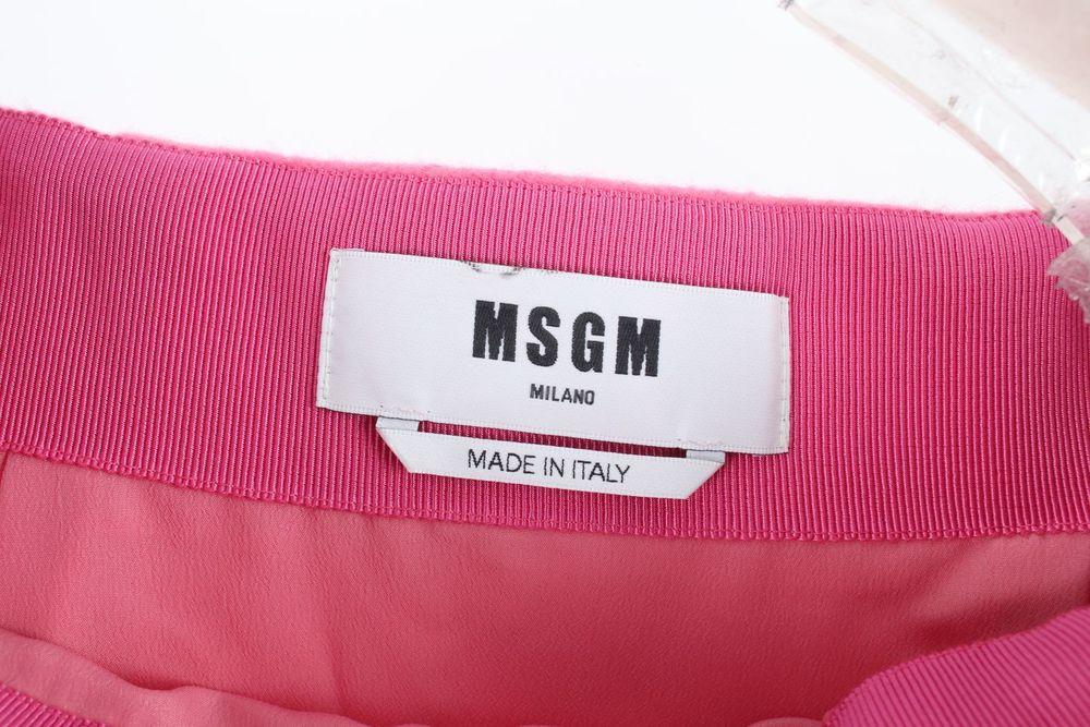 MSGM (WOMEN - S) 울 블렌드 슬릿 미니스커트 7