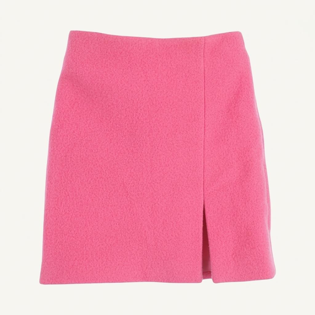 MSGM (WOMEN - S) 울 블렌드 슬릿 미니스커트 1