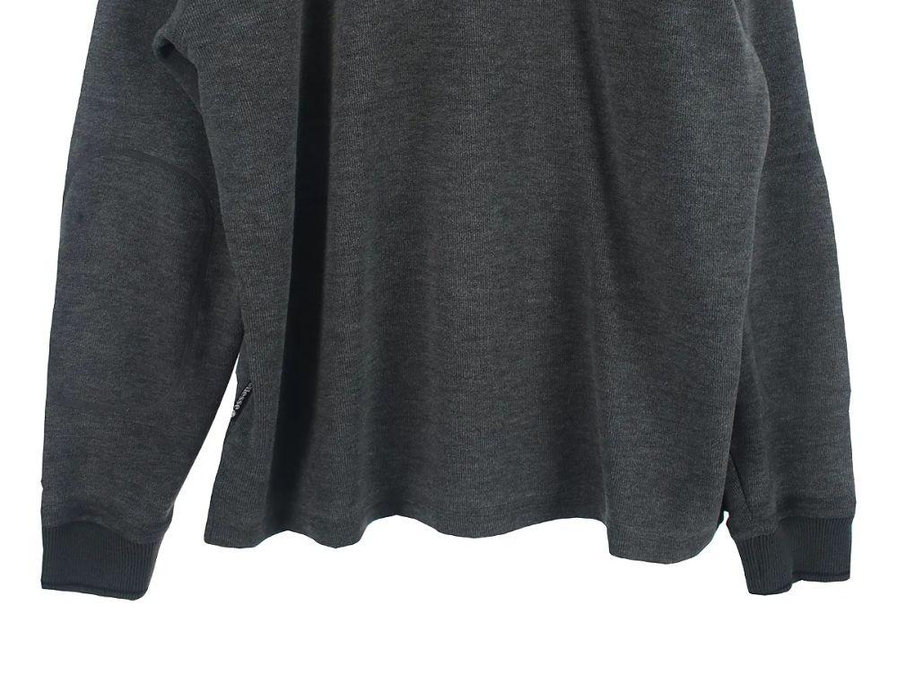 엘레쎄 (MEN - XL) 아크릴 라이오셀 로고 반집업 긴팔 티셔츠 9