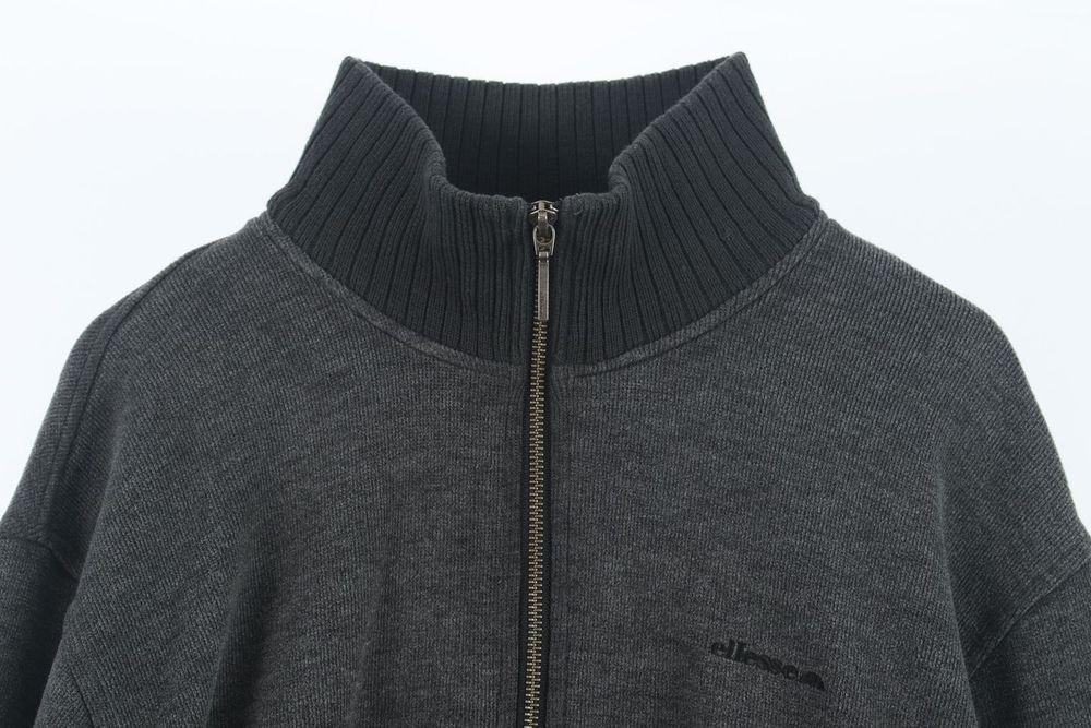 엘레쎄 (MEN - XL) 아크릴 라이오셀 로고 반집업 긴팔 티셔츠 3