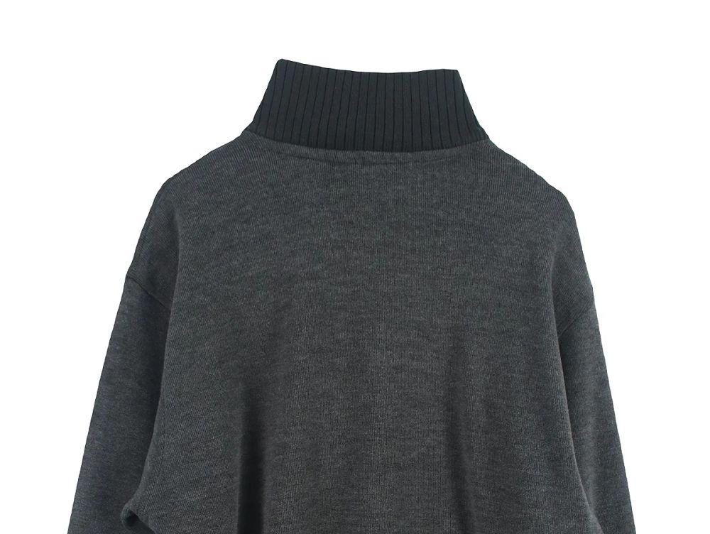엘레쎄 (MEN - XL) 아크릴 라이오셀 로고 반집업 긴팔 티셔츠 8