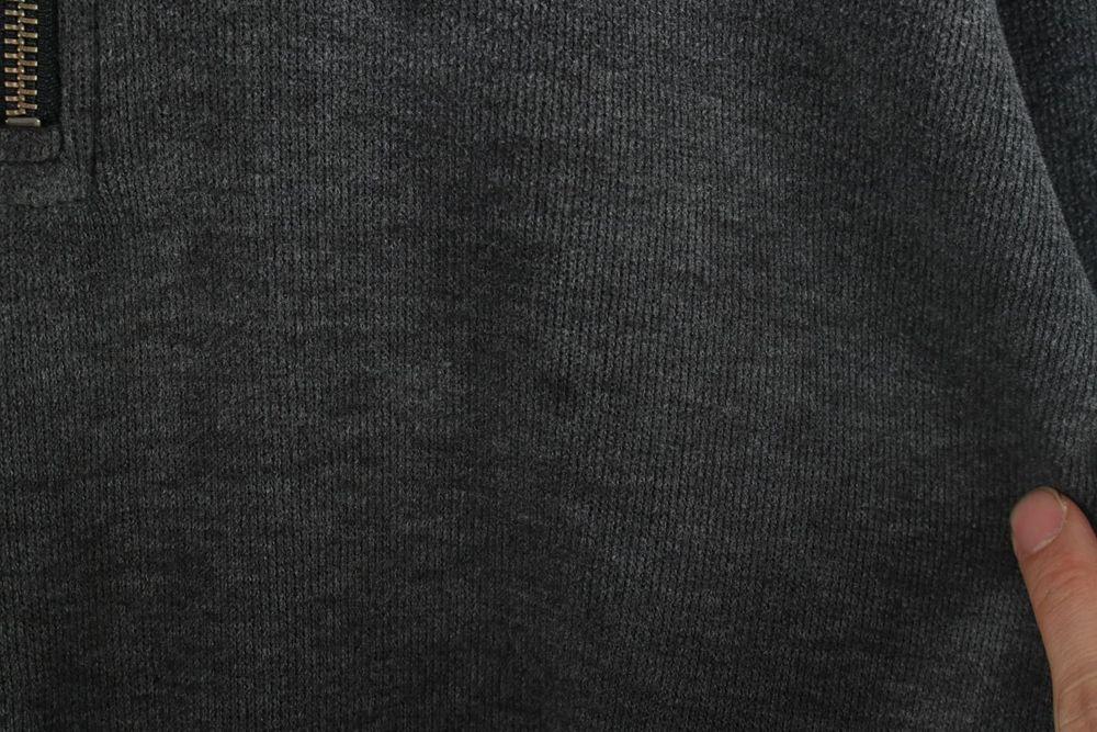엘레쎄 (MEN - XL) 아크릴 라이오셀 로고 반집업 긴팔 티셔츠 5