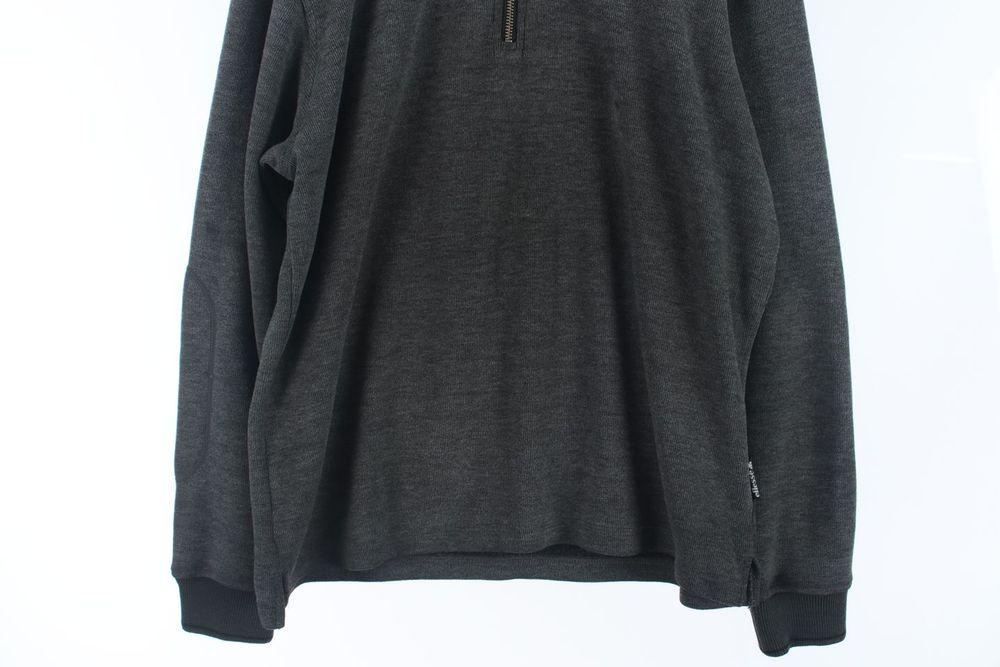 엘레쎄 (MEN - XL) 아크릴 라이오셀 로고 반집업 긴팔 티셔츠 4