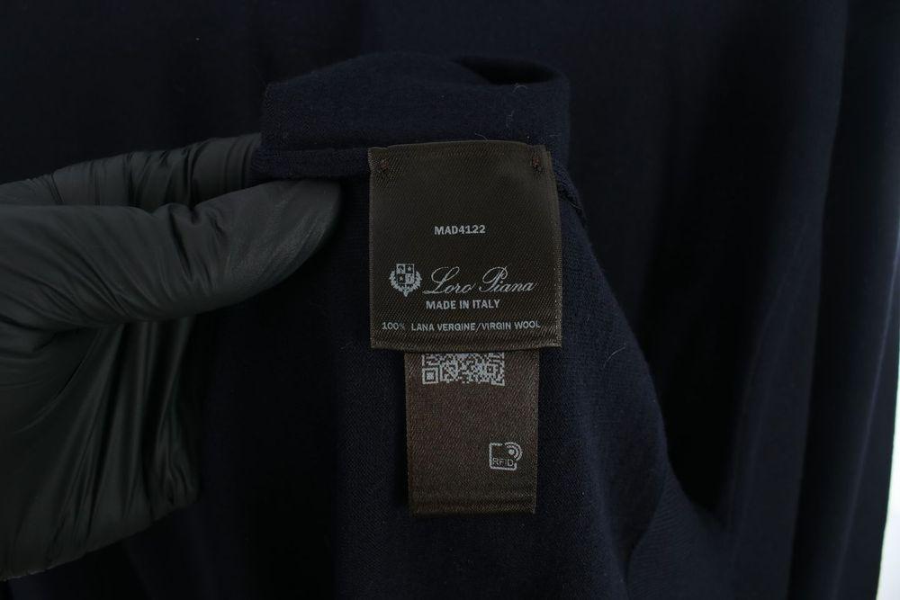 로로피아나 (MEN - L) 버진 울 100% 19FW 지로콜로 니트 탑 9