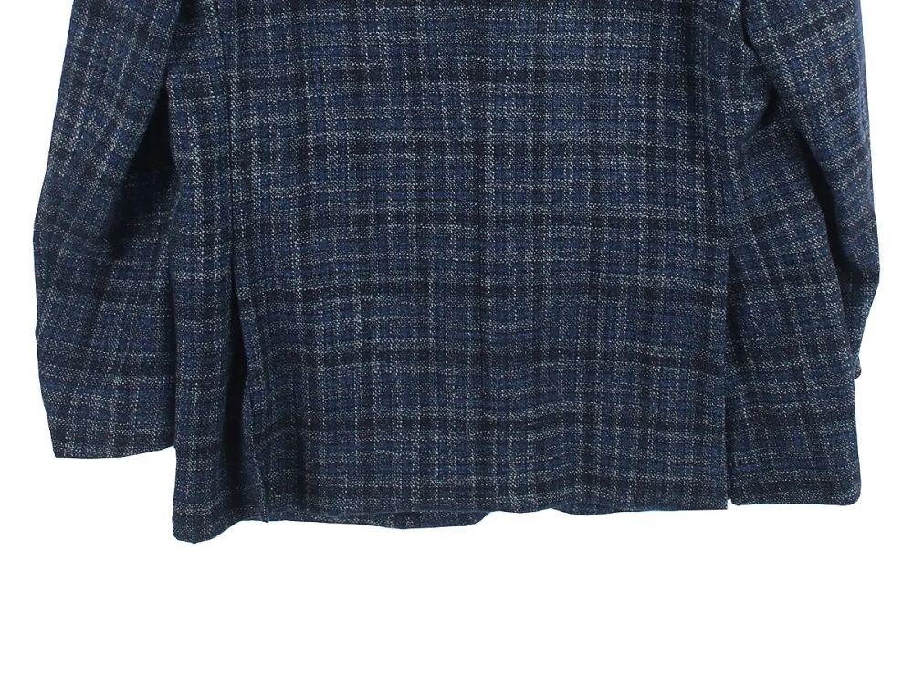 바쏘 (까노니코) (MEN - 2XL) 실크 울 블렌드 투 버튼 트위드 블레이저 8