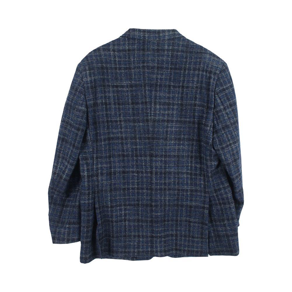 바쏘 (까노니코) (MEN - 2XL) 실크 울 블렌드 투 버튼 트위드 블레이저 6