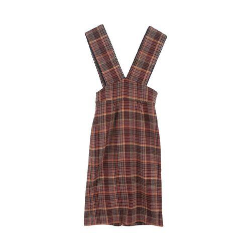 마가린핑거스 (WOMEN - L) 울 블렌드 체크 패턴 원피스 2