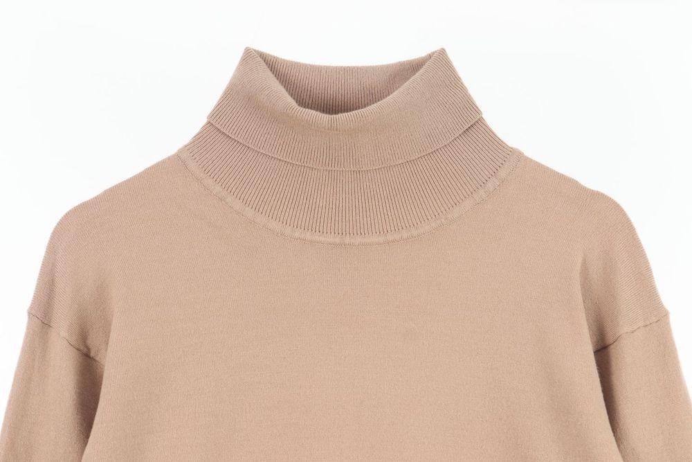 그루브라임 (MEN - XL) 레이온 폴리 나일론 하이넥 니트 탑 3