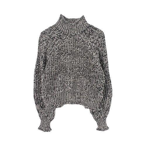 H&M (WOMEN - M) 울 블렌드 하이넥 크롭 니트 탑 2