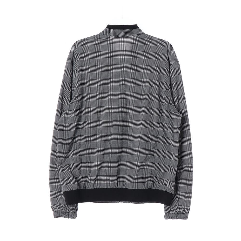 제이디엑스 (MEN - XL) 폴리 나일론 체크 패턴 블루종 자켓 3