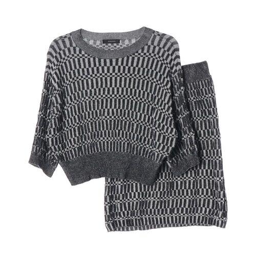 지나시스 (WOMEN - F) [SET] 2pcs 패턴 크롭 니트 탑 & 니트 스커트 2