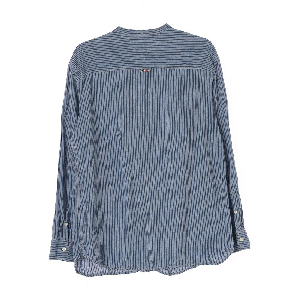타미힐피거 (MEN - XL) 린넨 스트라이프 차이나넥 셔츠 5