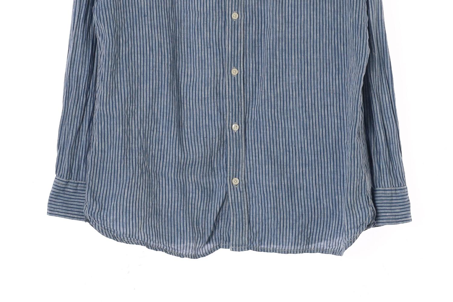 타미힐피거 (MEN - XL) 린넨 스트라이프 차이나넥 셔츠 9