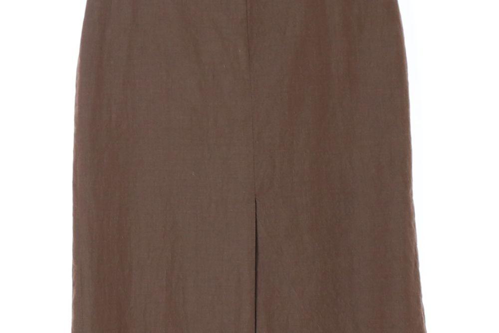 타임 (WOMEN - M) 울 블렌드 나일론 슬릿 스커트 4