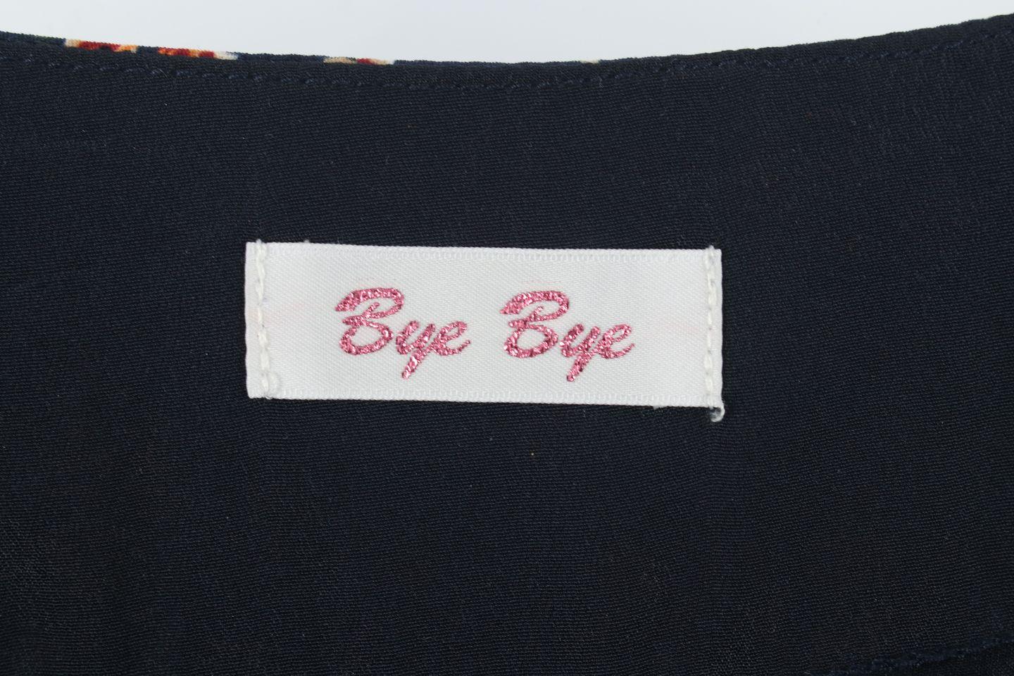 BYE BYE (WOMEN - M) 폴리 패턴 스퀘어넥 반팔 원피스 9