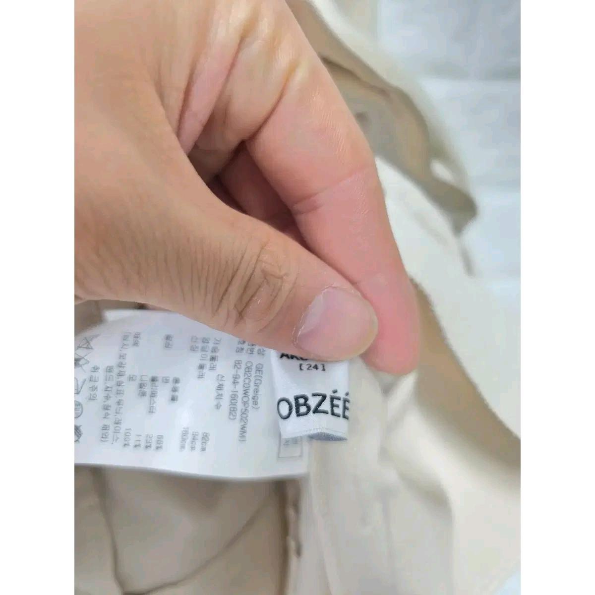 M 22s 한섬 오브제 후드집업 원피스 D357 3