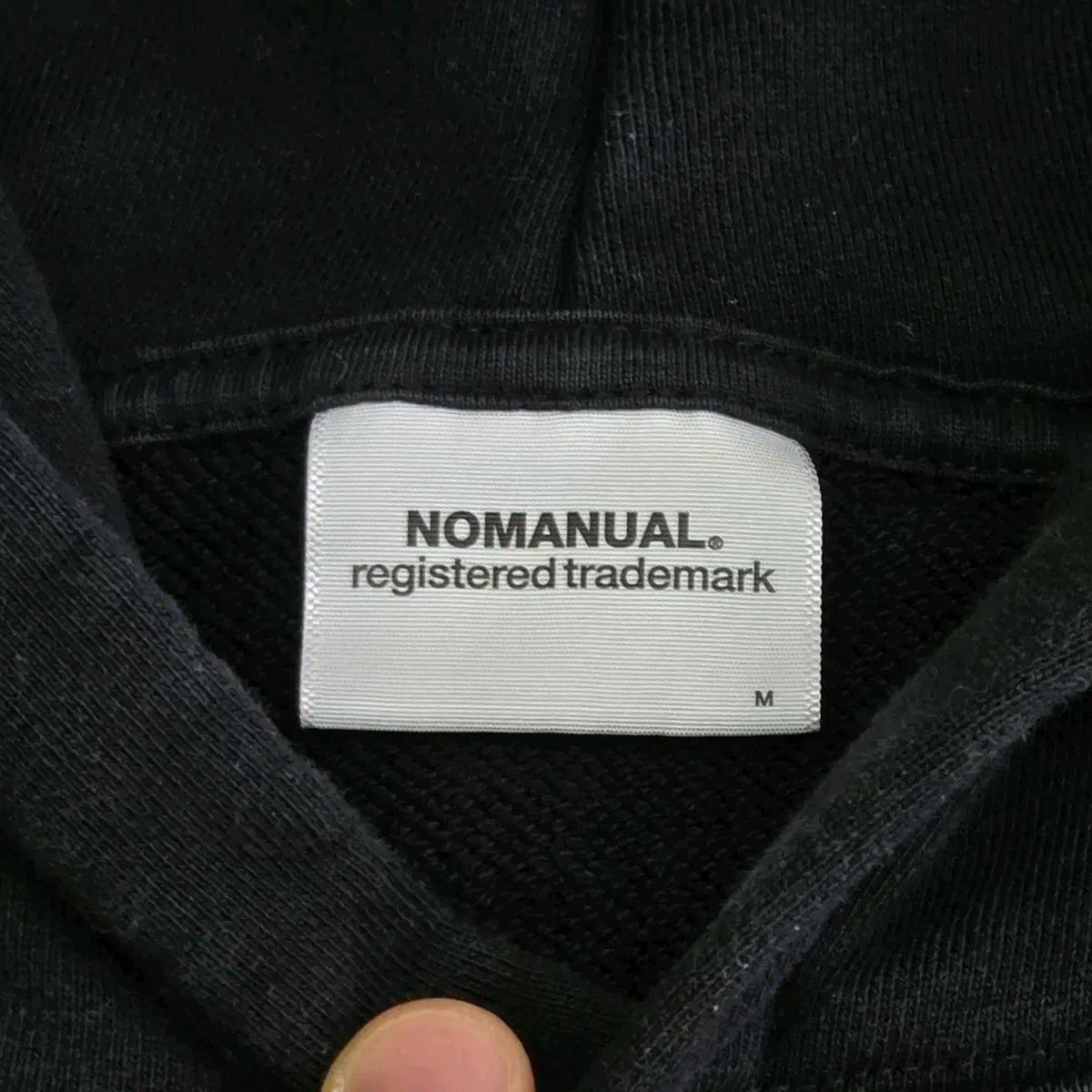 NOMANUAL 노매뉴얼 후드 티셔츠 5