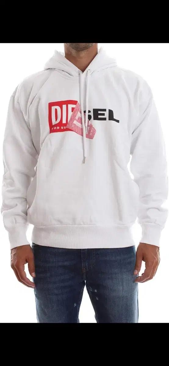 DIESEL 디젤 오버핏 후드티 (S) 11