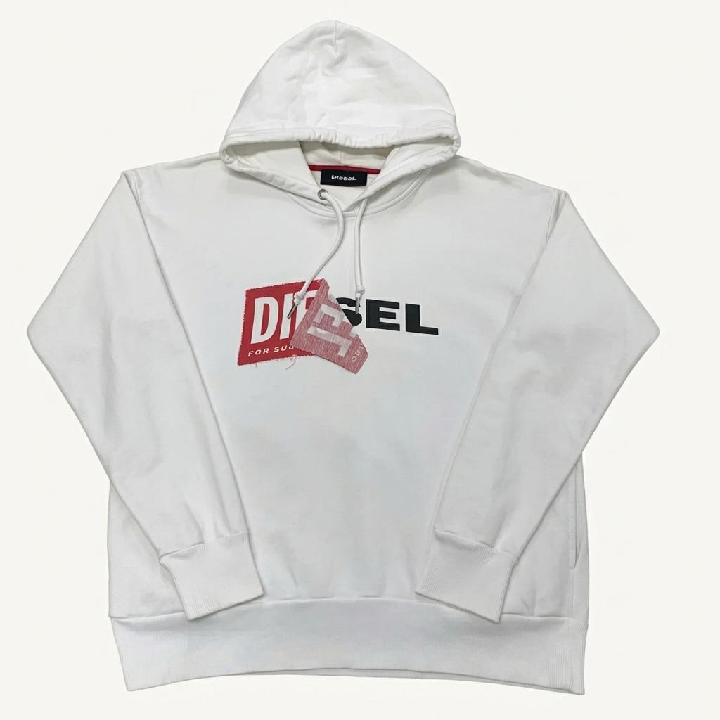 DIESEL 디젤 오버핏 후드티 (S) 1