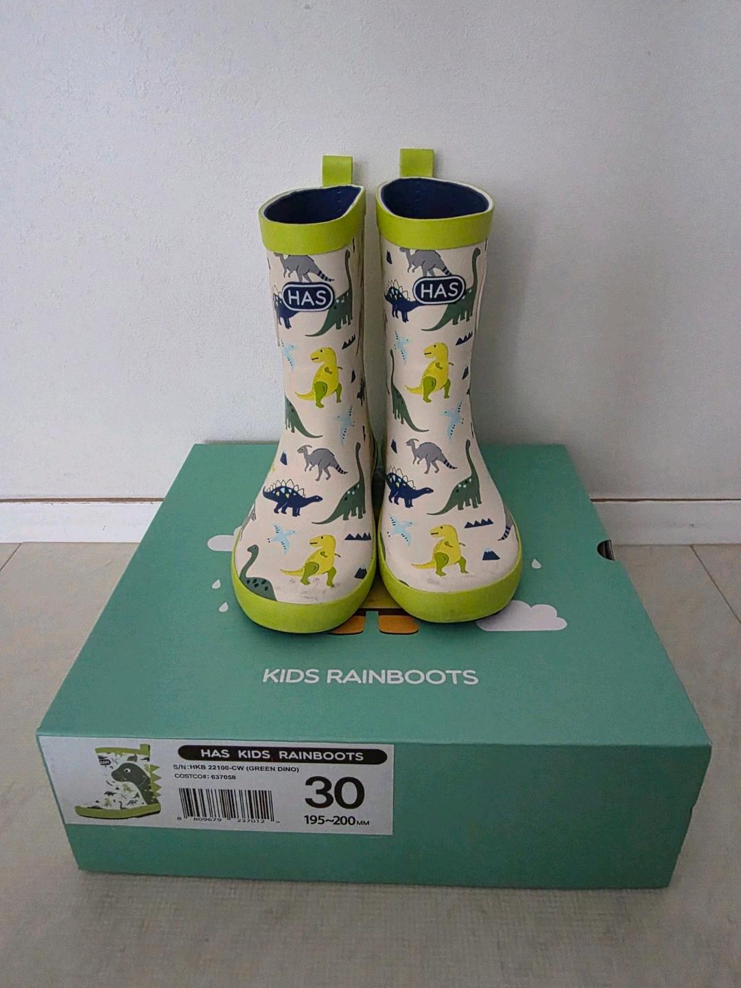 HAS 키즈 공룡 레인부츠 30 (195-200mm) 새제품 4