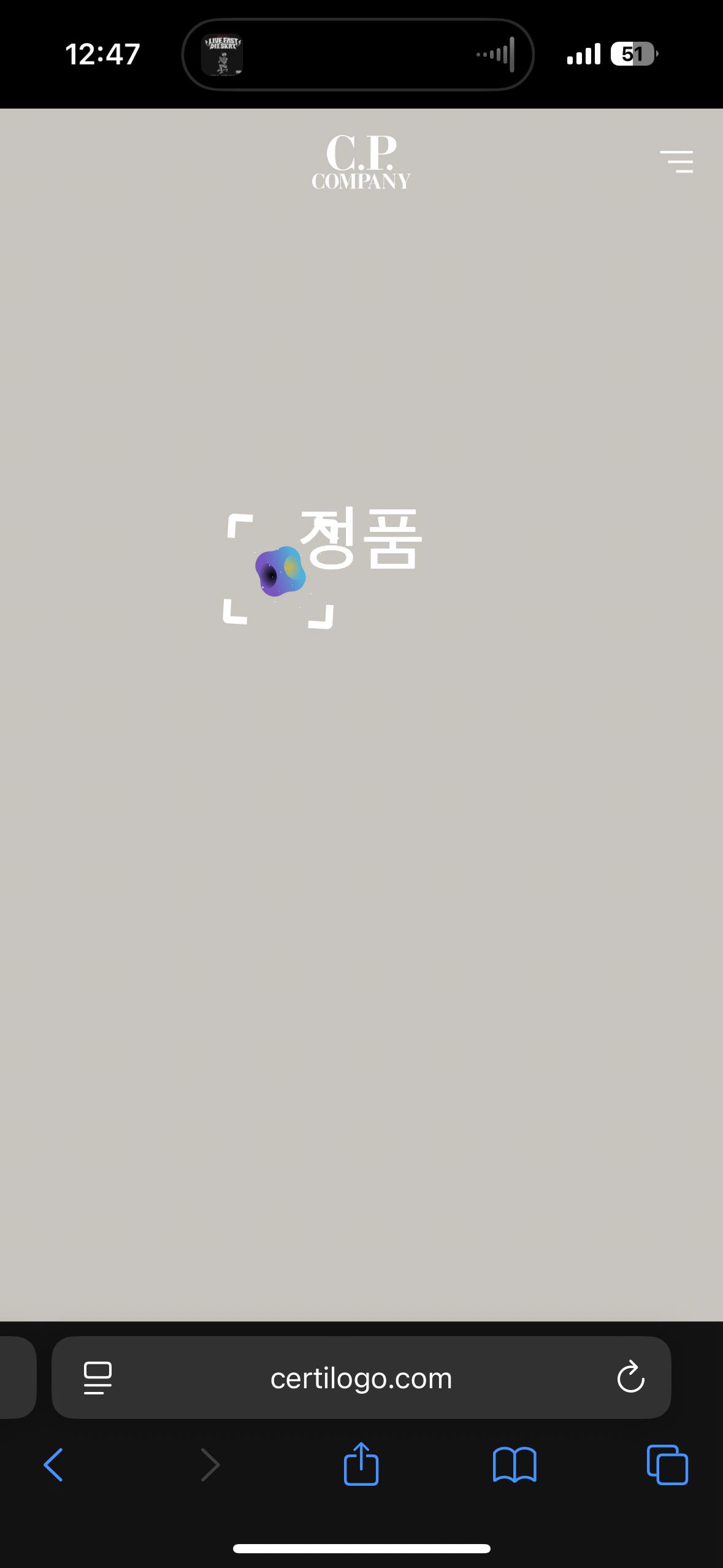 정품인증 C.P. 컴퍼니 52(XL) 그레이멜란지 렌즈 와펜 얇은 니트 9