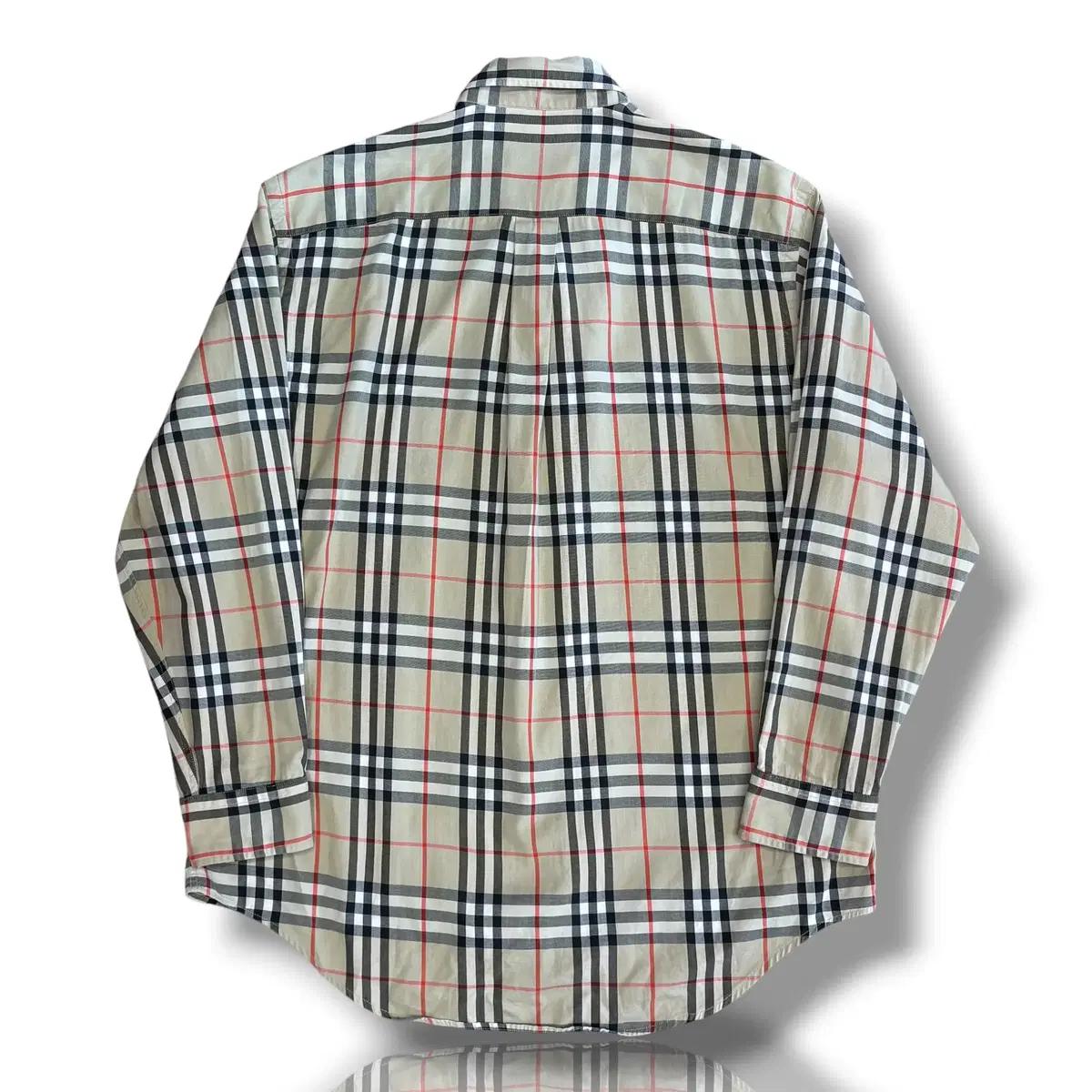 버버리 43(XL) 노바체크 정면포켓 기마자수 버튼다운 셔츠 3