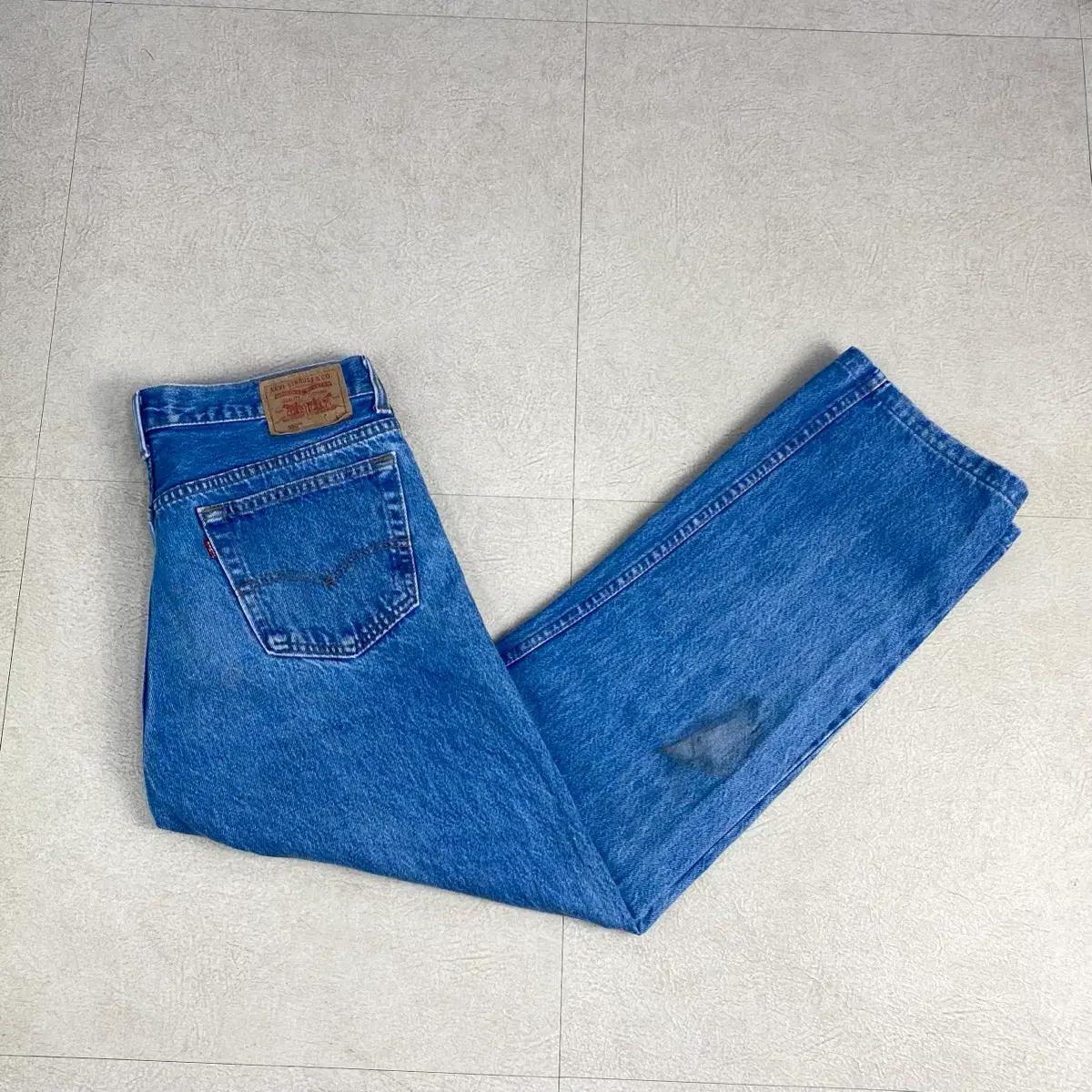 90s USA 리바이스 OG 550 데님 팬츠 (31) 2
