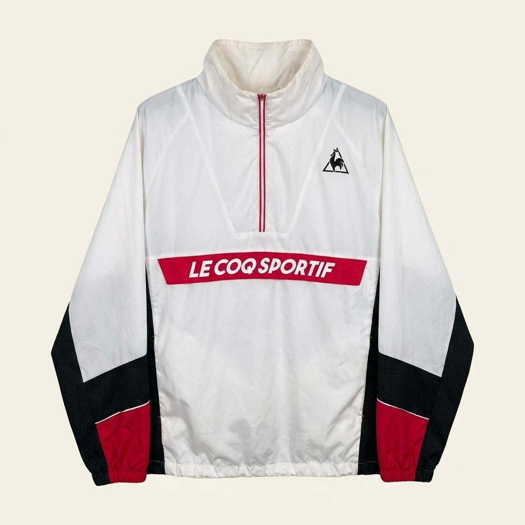 105,XL )) le coq sportif 르꼬끄 바람막이 반집업 긴팔티셔츠 ! 짱예뻐요 1
