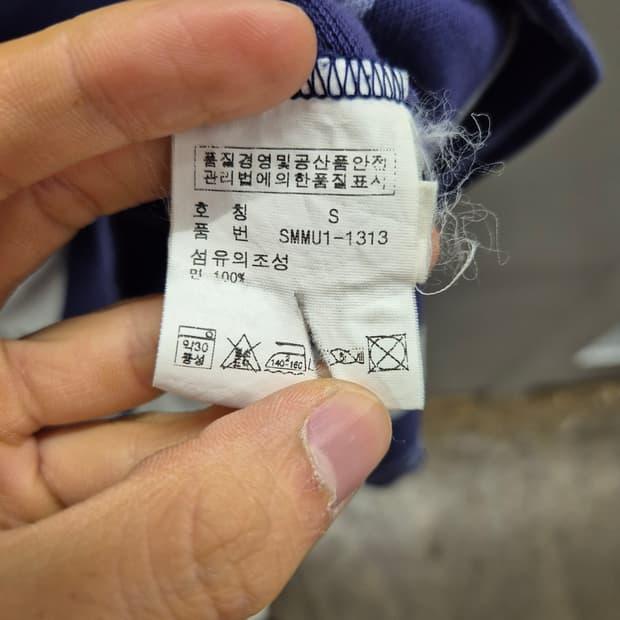 폴로 랄프로렌 네이비 스트라이프 카라티 S 7