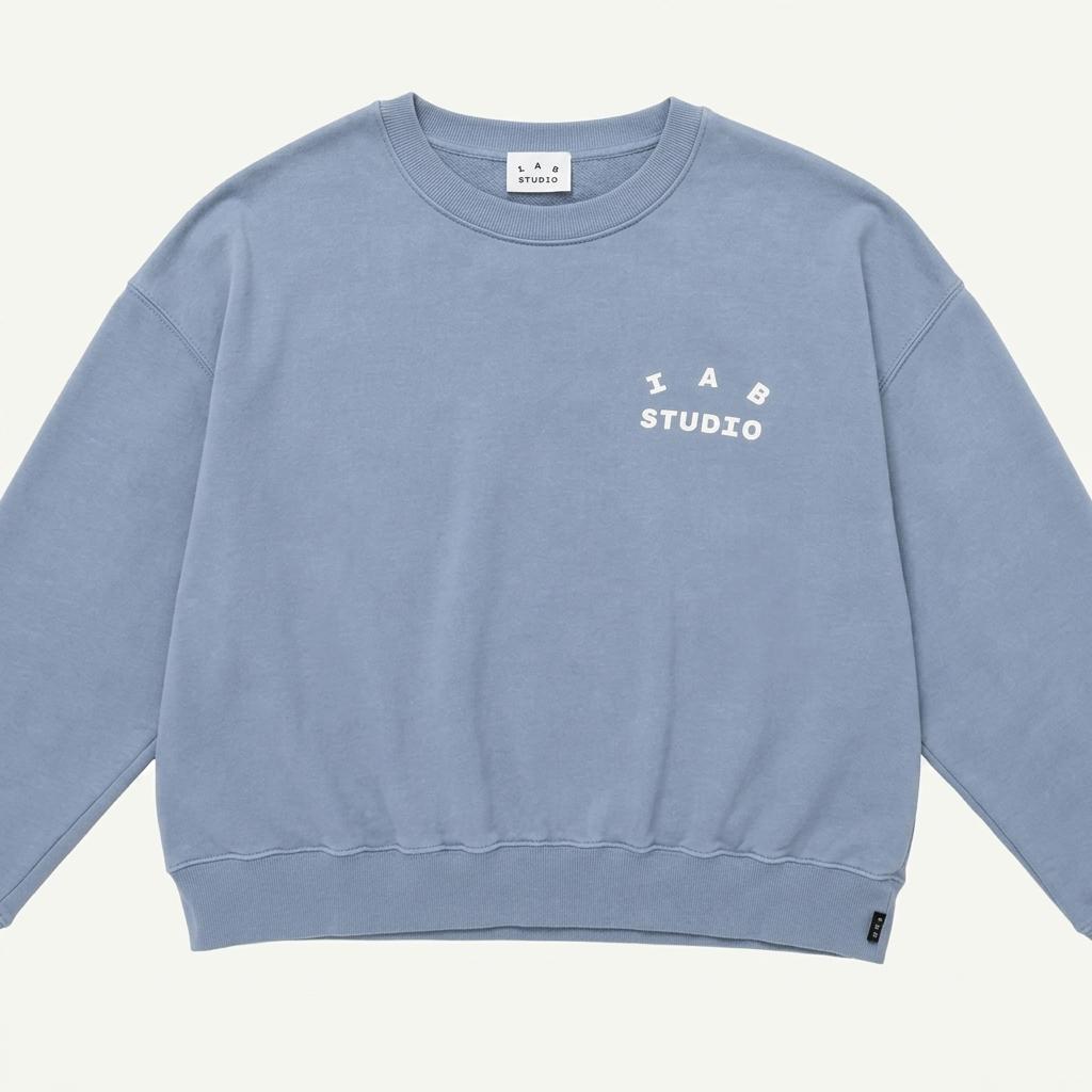 아이앱 스튜디오 맨투맨 M 사이즈 스카이 블루 1