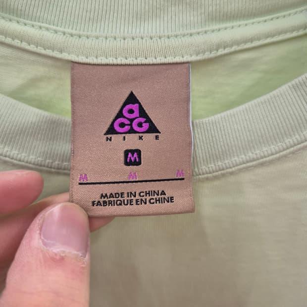 acg 나이키 형광색 반팔티 M 6