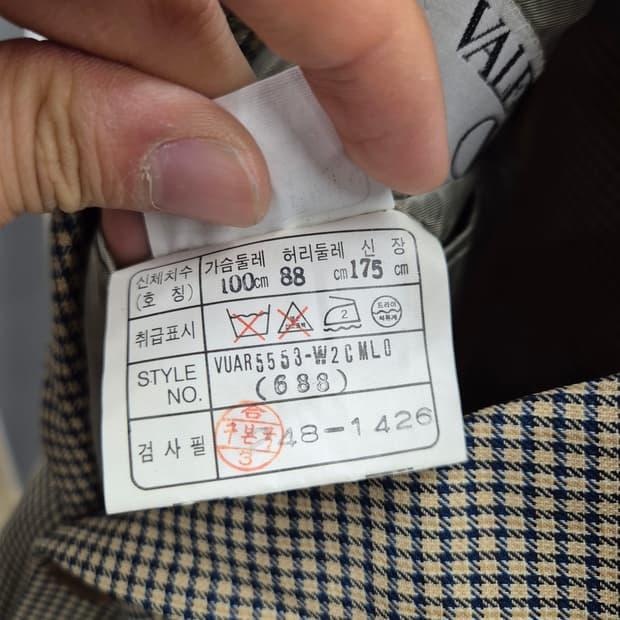 발렌티노 우모 빈티지 블레이저 100 7