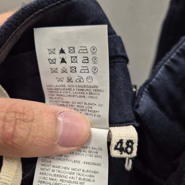 마르니 네이비 지퍼 포인트 팬츠 48 8