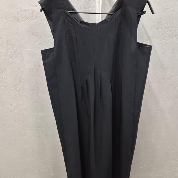 STEFANEL 블랙 플리츠 원피스 85 3